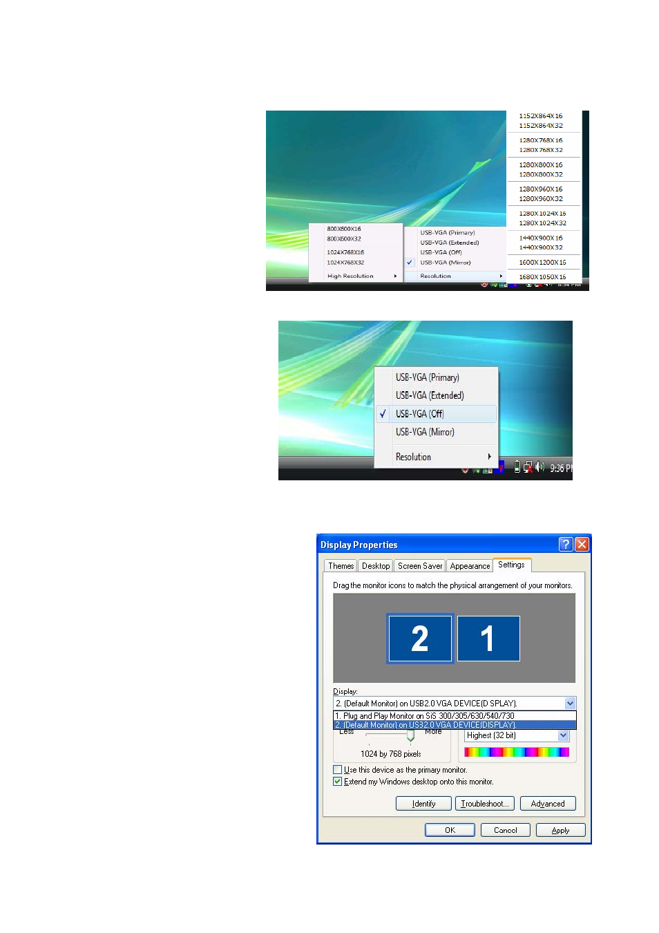 Usb 2.0 vga adapter properties | C2G 30534 USB 2.0 VGA Adapter User Manual | Page 4 / 9