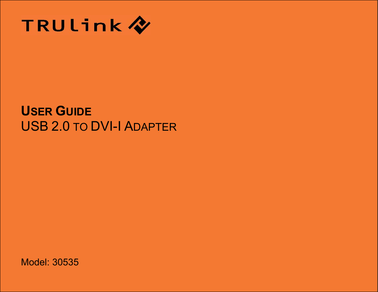C2G 30535 USB 2.0 TO DVI-I ADAPTER User Manual | 48 pages