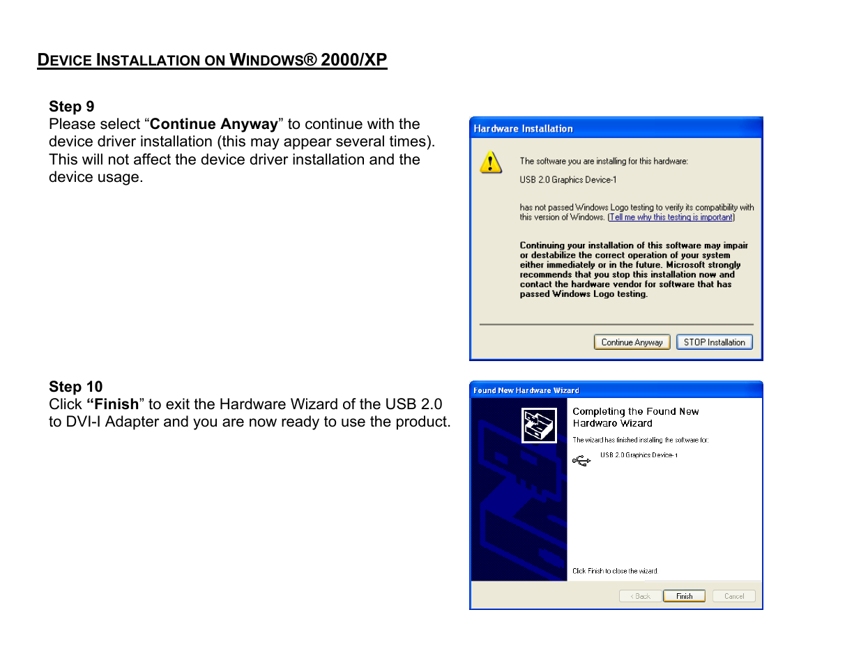 C2G 30535 USB 2.0 TO DVI-I ADAPTER User Manual | Page 14 / 48