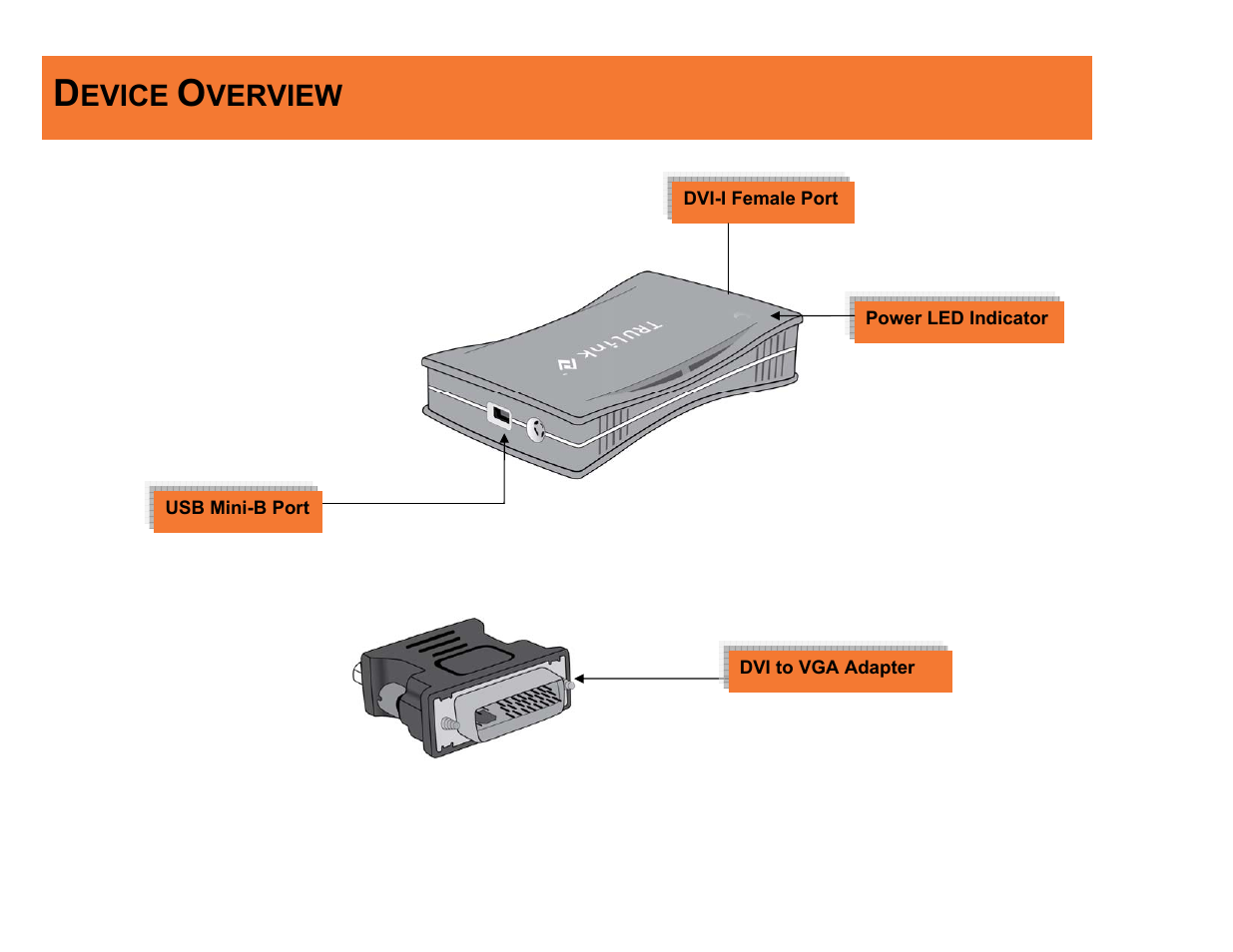 Evice, Verview | C2G 30535 USB 2.0 TO DVI-I ADAPTER User Manual | Page 7 / 48