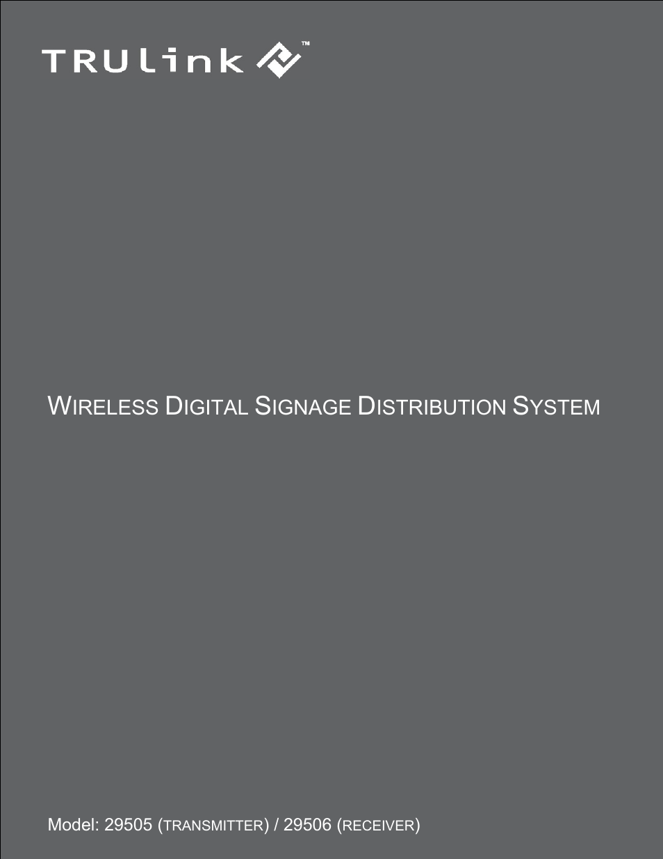 C2G 29505 WIRELESS DIGITAL SIGNAGE DISTRIBUTION SYSTEM User Manual | 70 pages