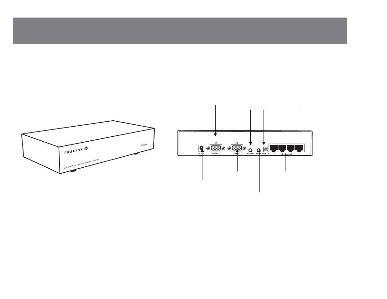 Evice, Verview | C2G 39985 VGA W_AUDIO OVER CAT5 EXTENDER User Manual | Page 7 / 16