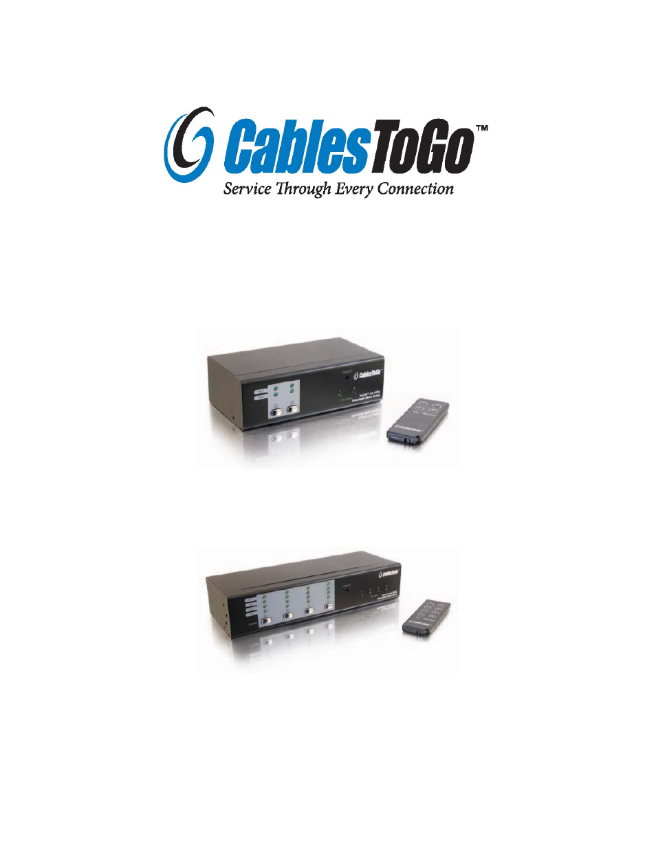 C2G 39973 TruLink VGA Matrix Switch w_Audio User Manual | 9 pages