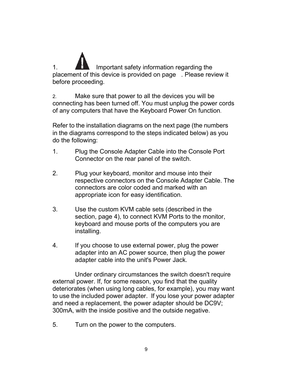 Installation | C2G 52041 TruLink VGA and PS_2 KVM User Manual | Page 10 / 21