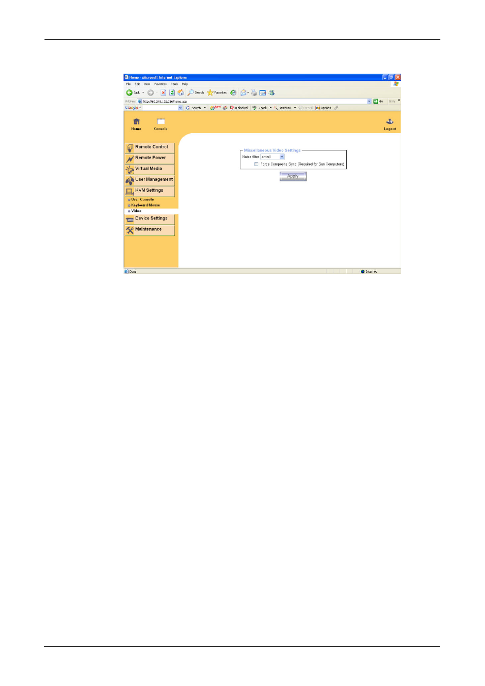 C2G 52064 Single Port KVM over IP User Manual | Page 63 / 90