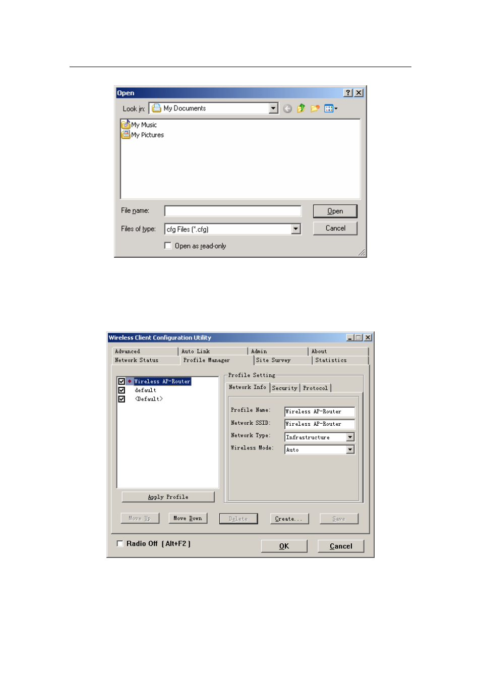 4 profile manager | C2G 30709 Wireless Network Adapter User Manual | Page 20 / 26