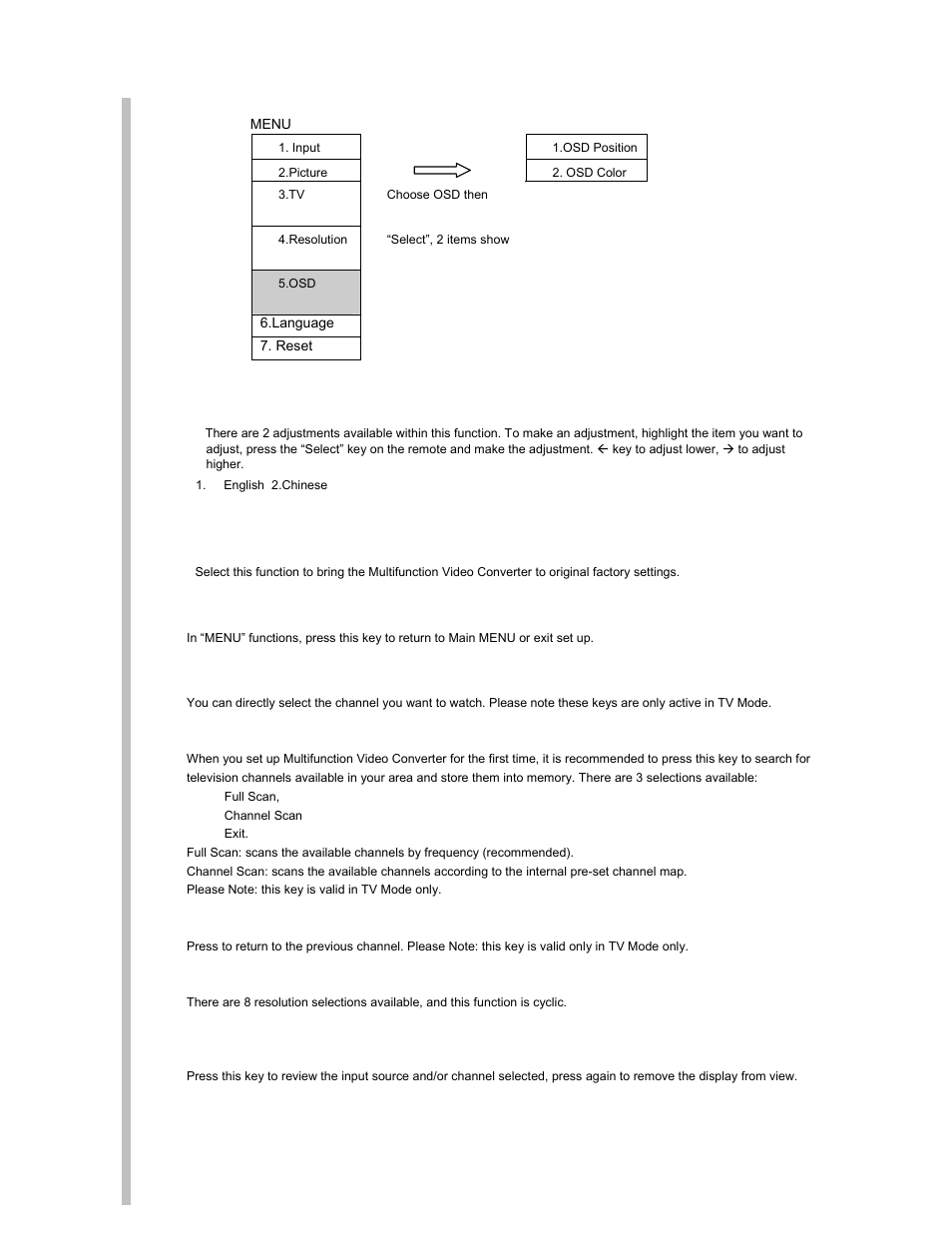 C2G 40972 Multi-Function Converter w_CATV Tuner & PIP User Manual | Page 11 / 14