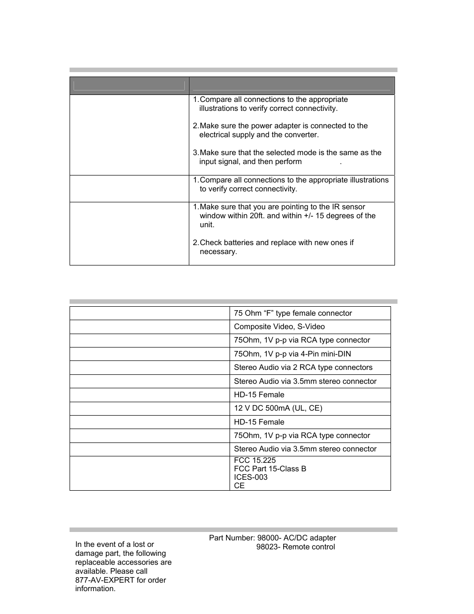 C2G 40972 Multi-Function Converter w_CATV Tuner & PIP User Manual | Page 13 / 14