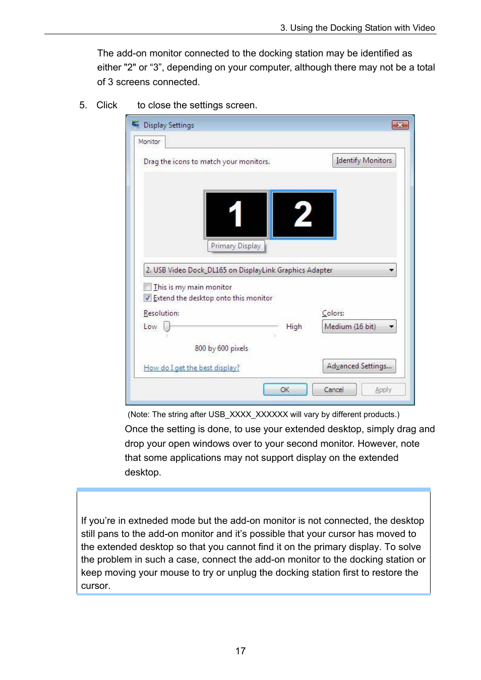 C2G 28653 Docking Station with Video User Manual | Page 21 / 31