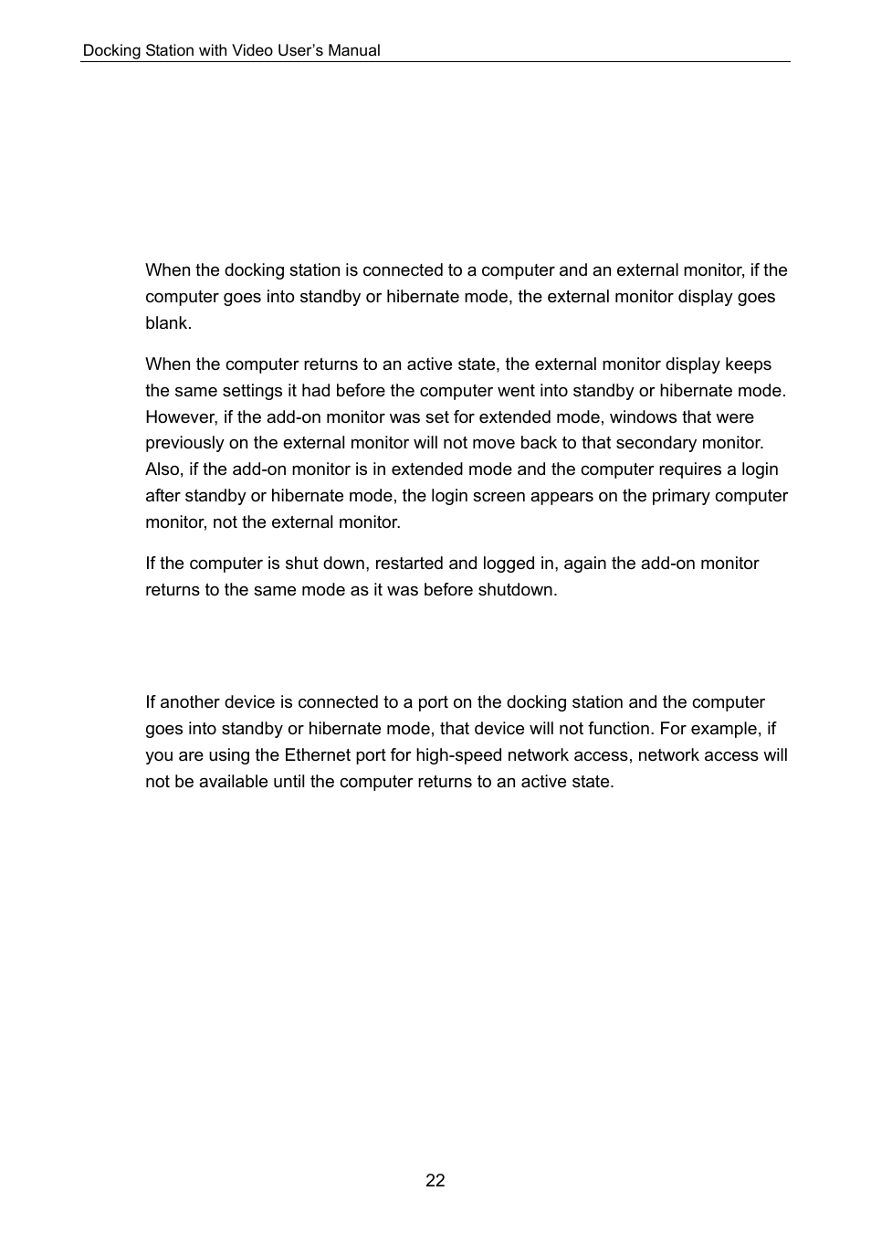 External monitors, Other devices | C2G 28653 Docking Station with Video User Manual | Page 26 / 31