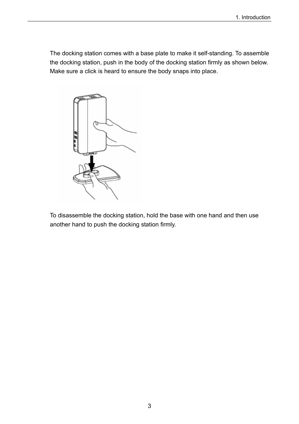 Assembly and disassembly | C2G 28653 Docking Station with Video User Manual | Page 7 / 31