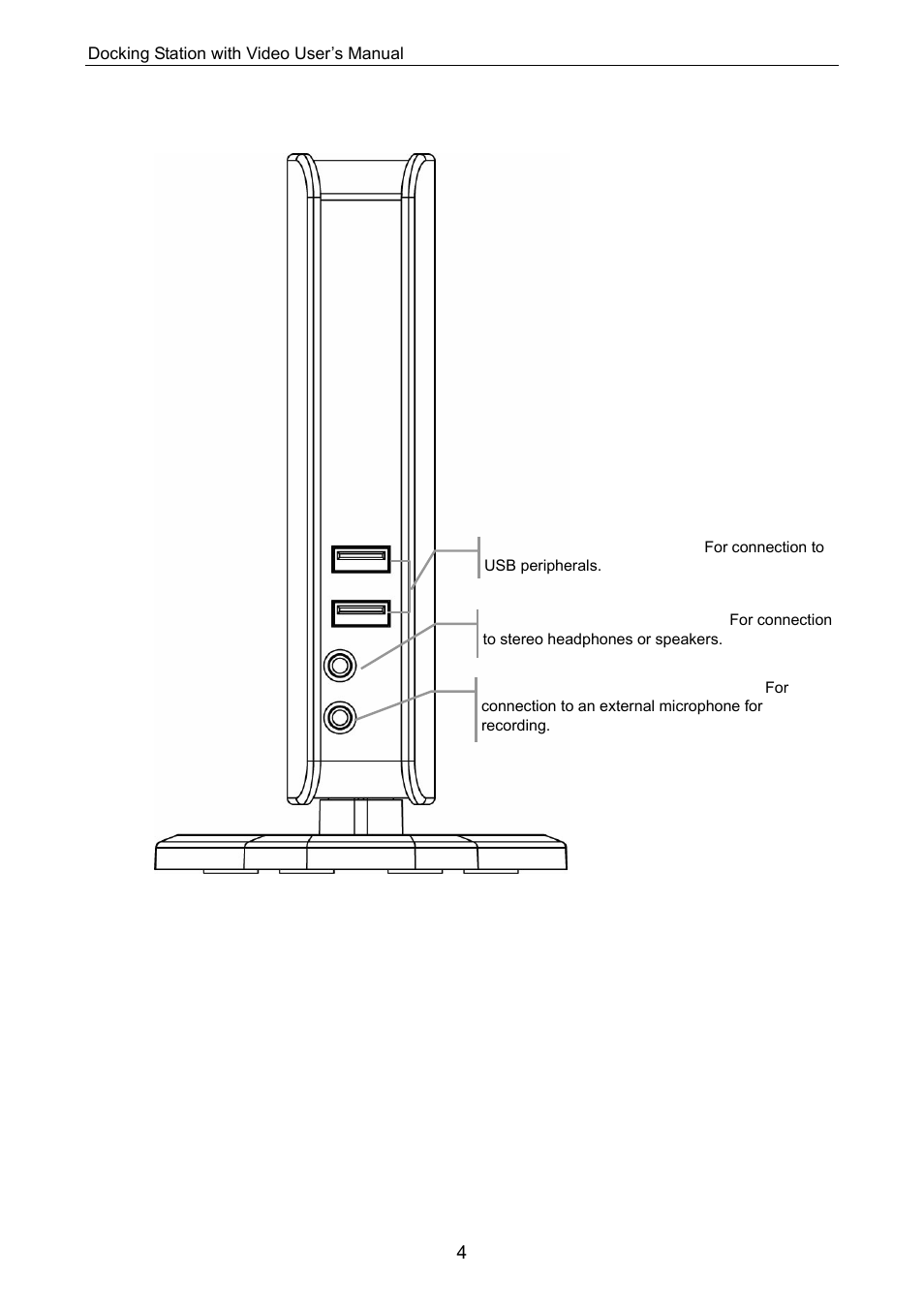 Front panel | C2G 28653 Docking Station with Video User Manual | Page 8 / 31