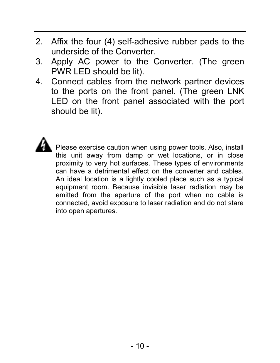 C2G 26630 10_100Base-TX to 100Base-TX Media Converter User Manual | Page 14 / 24