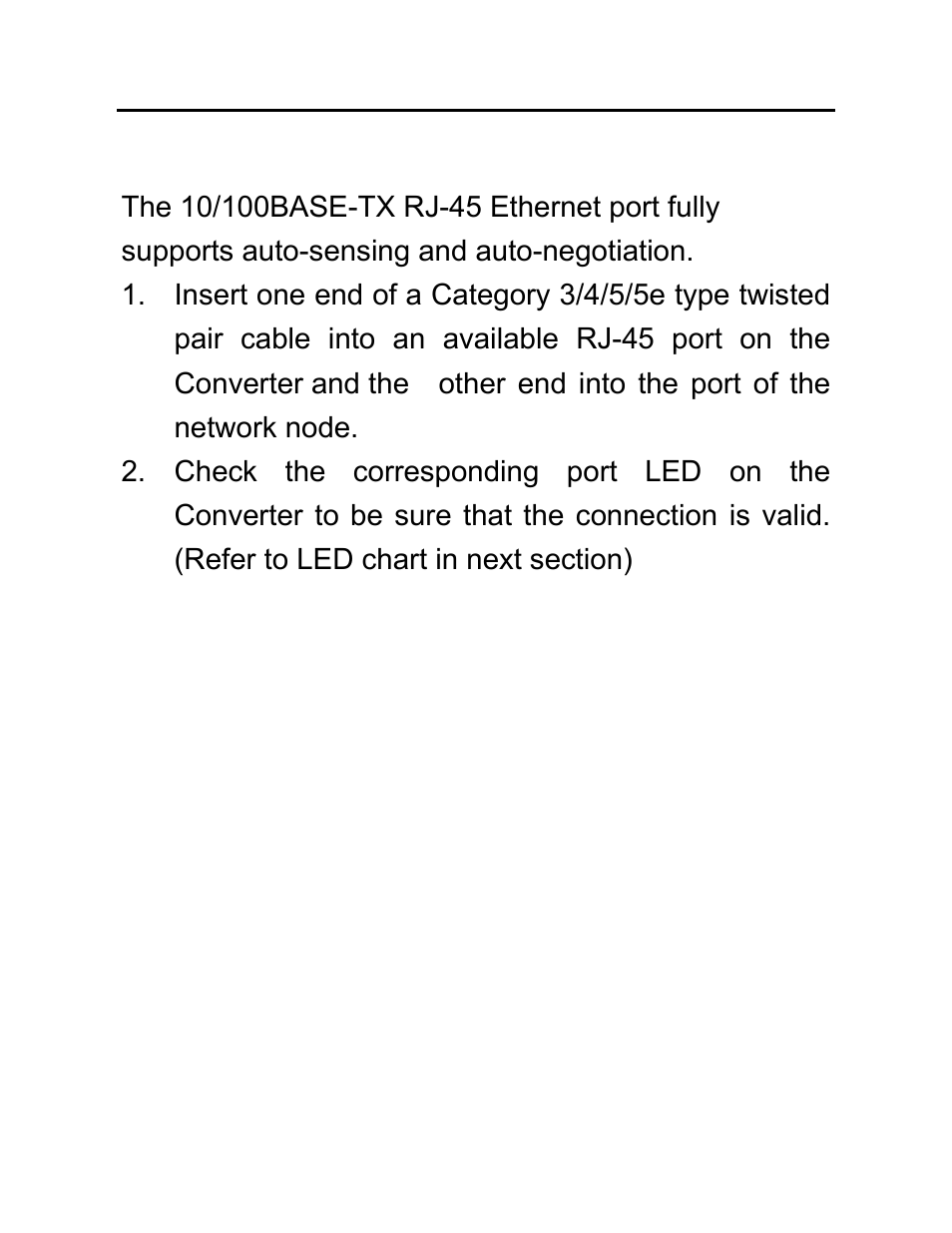 Connecting copper cable | C2G 26630 10_100Base-TX to 100Base-TX Media Converter User Manual | Page 17 / 24