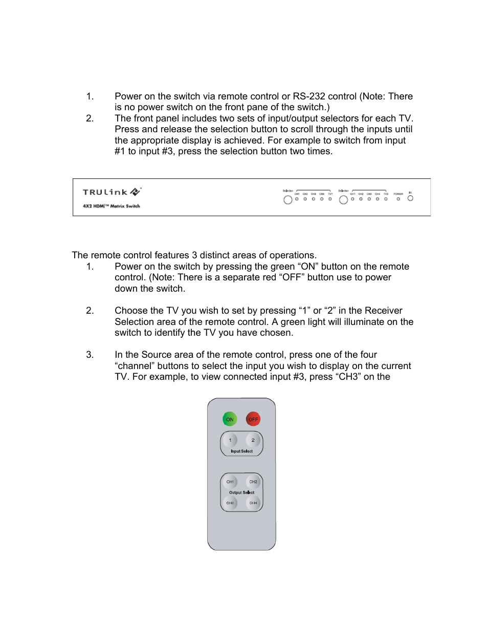 C2G 40444 4 x 2 HDMI Matrix Switch User Manual | Page 5 / 9