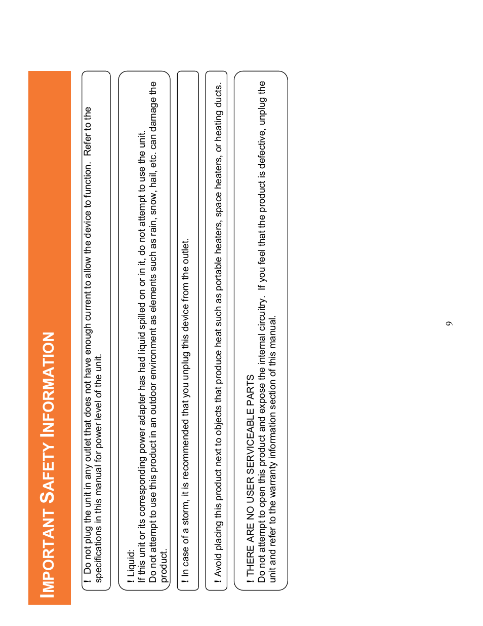 Mportant, Afety, Nformation | C2G 40312 DVI-D Monitor SPLITTER_EXTENDER User Manual | Page 10 / 12