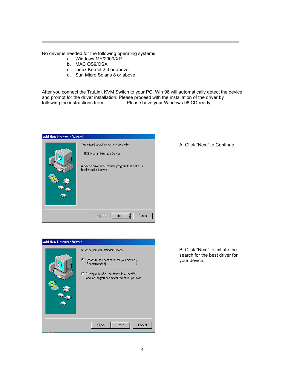 C2G 35554 TruLink 2-Port VGA USB 2.0_PS2 KVM Switch User Manual | Page 7 / 23