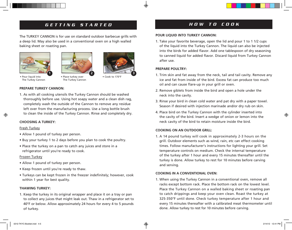 Camp Chef TKYC Turkey Cannon Infusion Roaster User Manual | Page 3 / 11