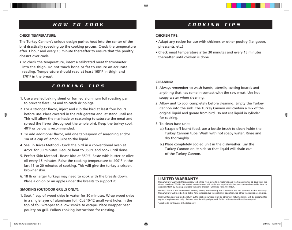 Camp Chef TKYC Turkey Cannon Infusion Roaster User Manual | Page 4 / 11