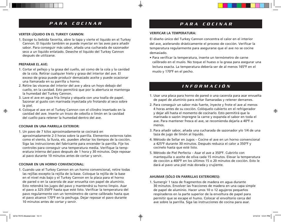 Camp Chef TKYC Turkey Cannon Infusion Roaster User Manual | Page 6 / 11