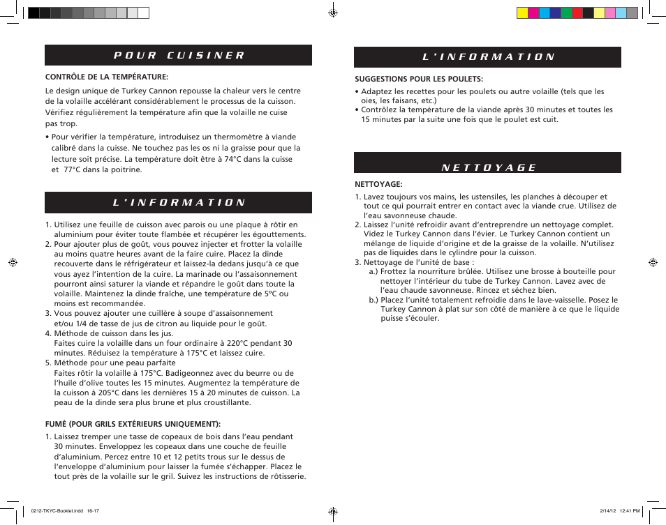 Camp Chef TKYC Turkey Cannon Infusion Roaster User Manual | Page 9 / 11