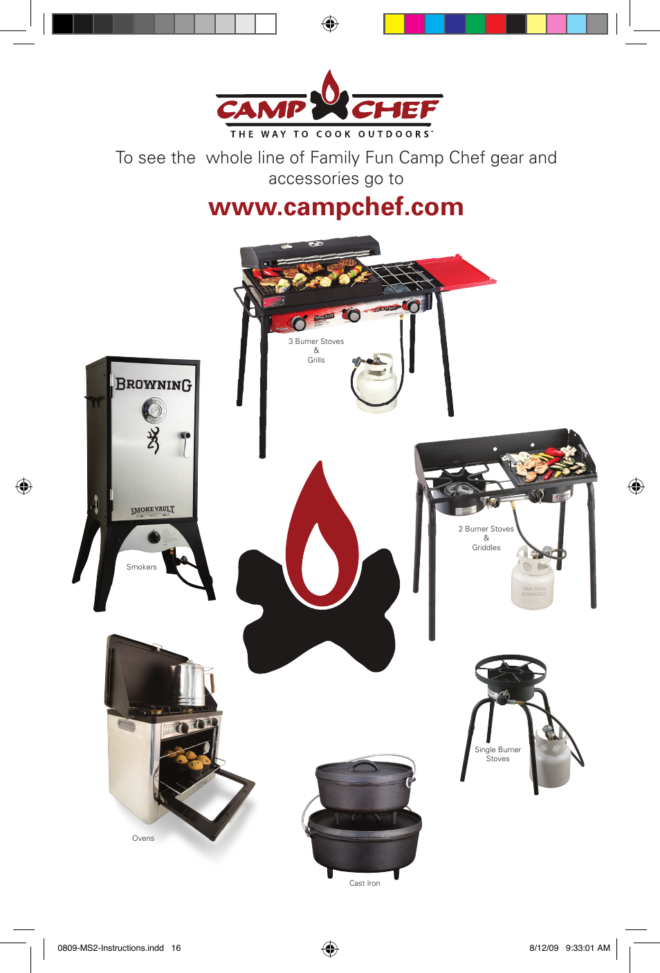 Camp Chef MS2 User Manual | Page 9 / 9