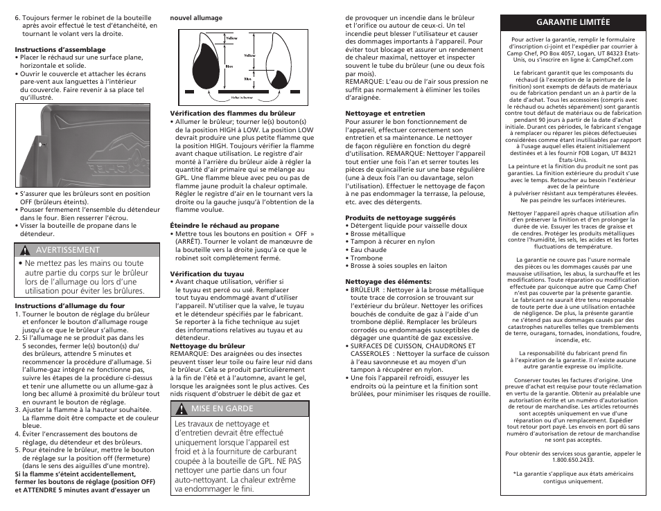 Camp Chef MS2HP User Manual | Page 10 / 17