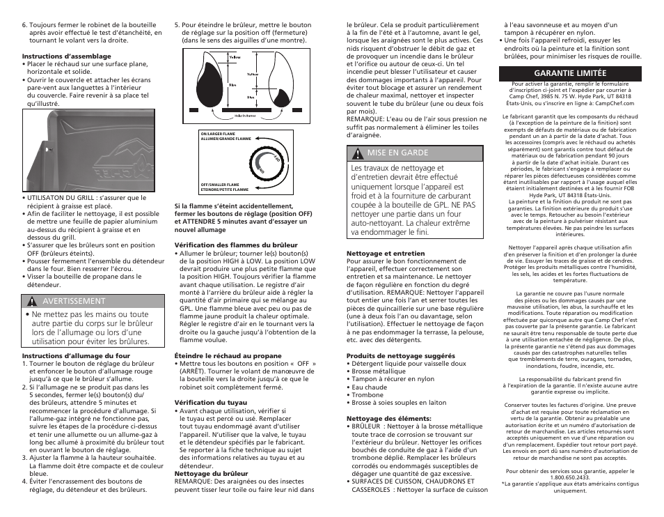 Camp Chef MS2GG User Manual | Page 10 / 17