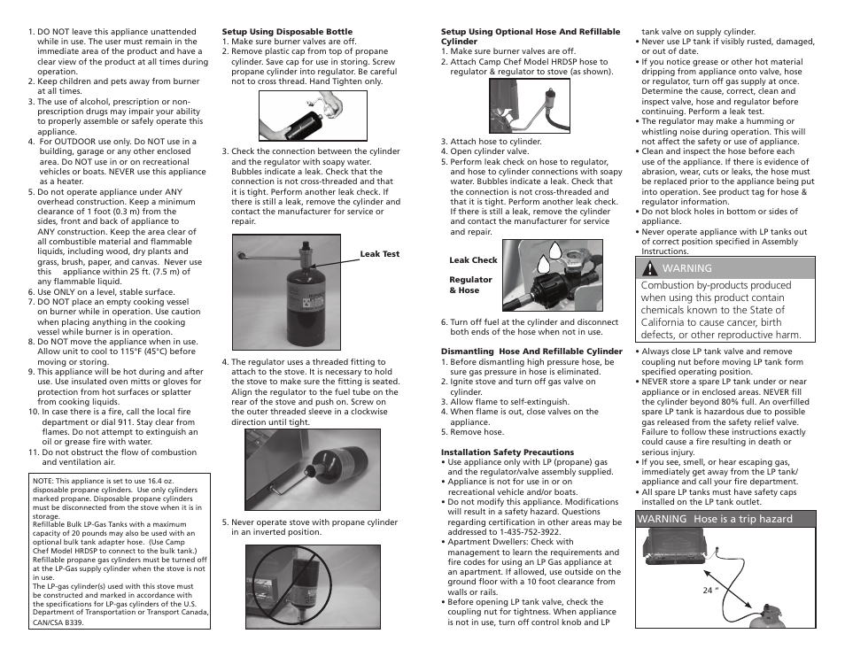 Camp Chef MS2GG User Manual | Page 3 / 17