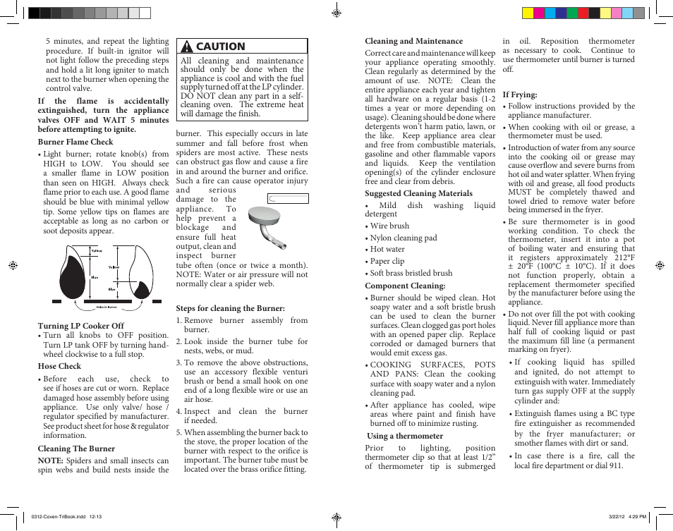 Camp Chef C-OVEN User Manual | Page 7 / 23