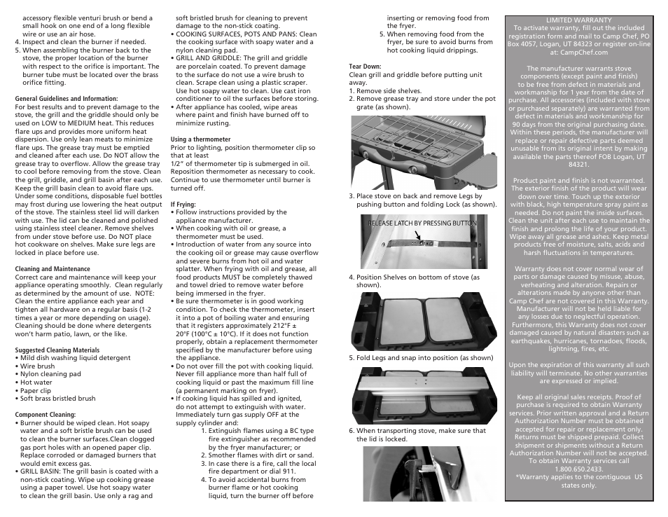 Camp Chef SPG25S User Manual | Page 5 / 6