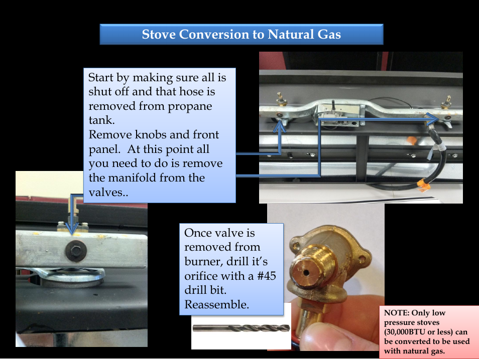 Camp Chef Natural Gas Conversion Guide User Manual | Page 5 / 6