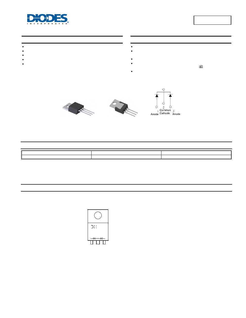 Diodes SBL2045CTP User Manual | 4 pages