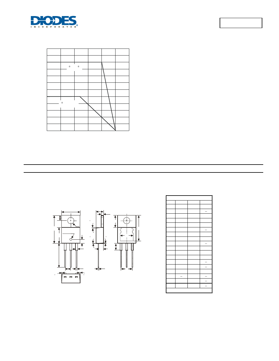 Package outline dimensions, Sbl1060ctp | Diodes SBL1060CTP User Manual | Page 3 / 4