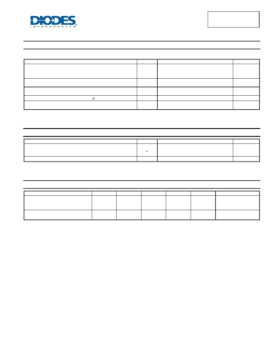 Maximum ratings (per leg), Thermal characteristics (per leg), Electrical characteristics | Per leg) | Diodes SBR10U150CTFP User Manual | Page 2 / 5