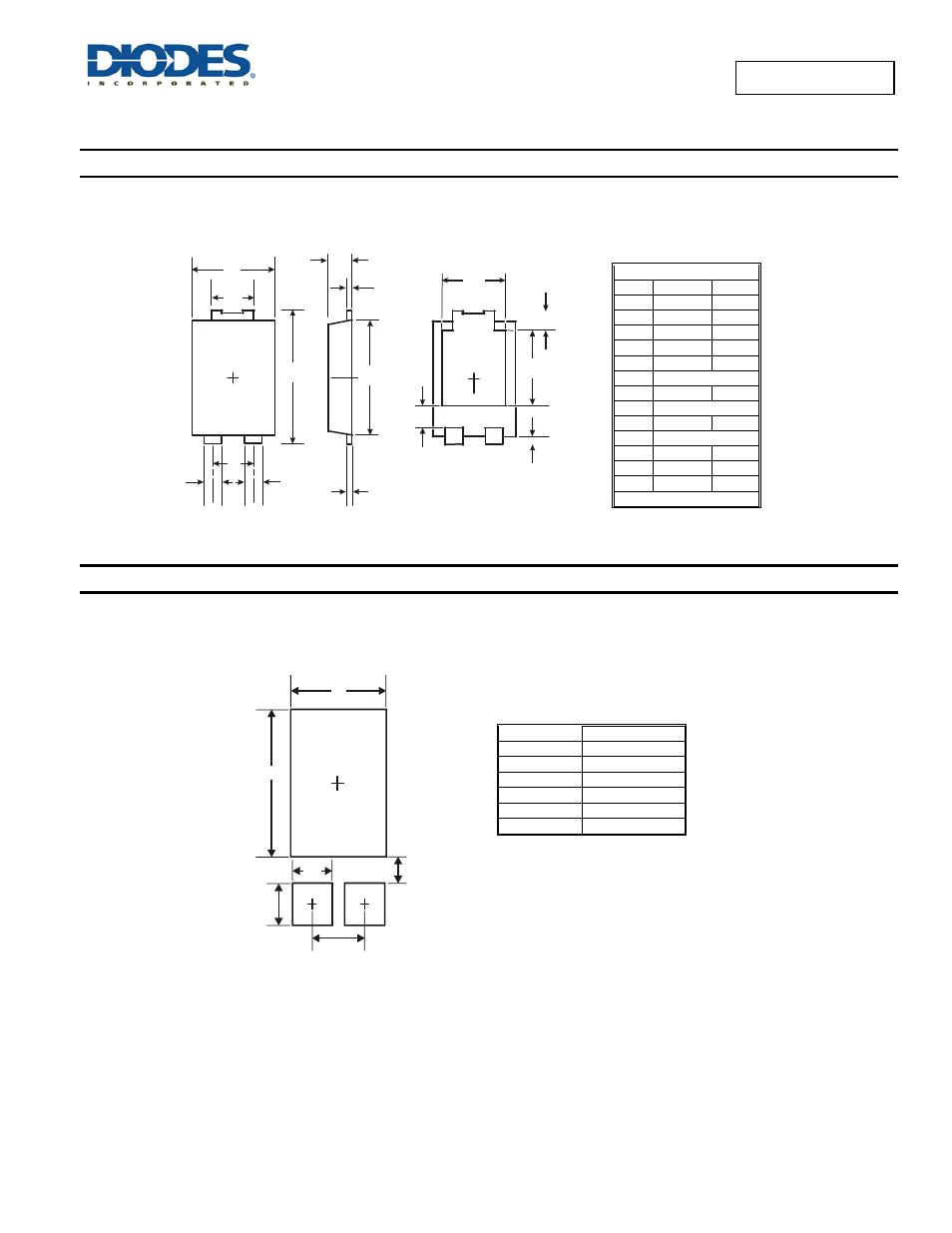 Package outline dimensions, Suggested pad layout | Diodes SBR10A45SP5 User Manual | Page 4 / 5