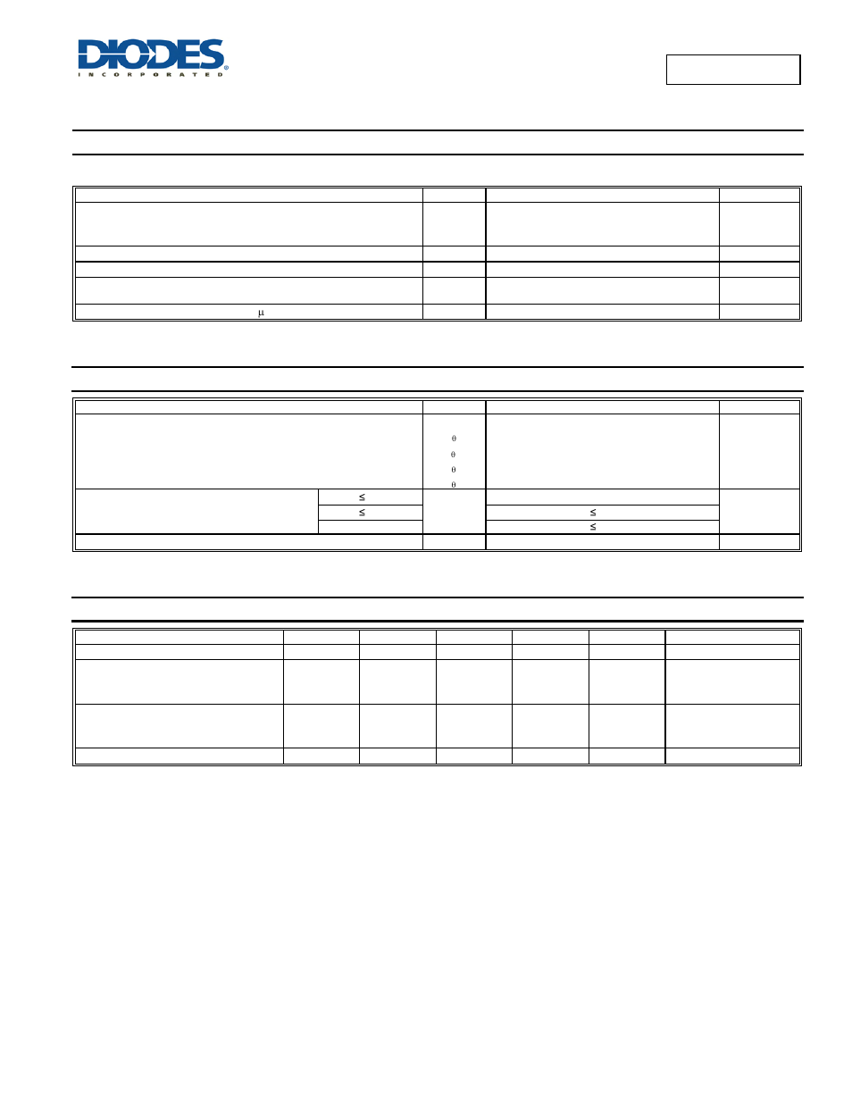 Maximum ratings, Thermal characteristics, Electrical characteristics | Diodes SBR1045SP5 User Manual | Page 2 / 5