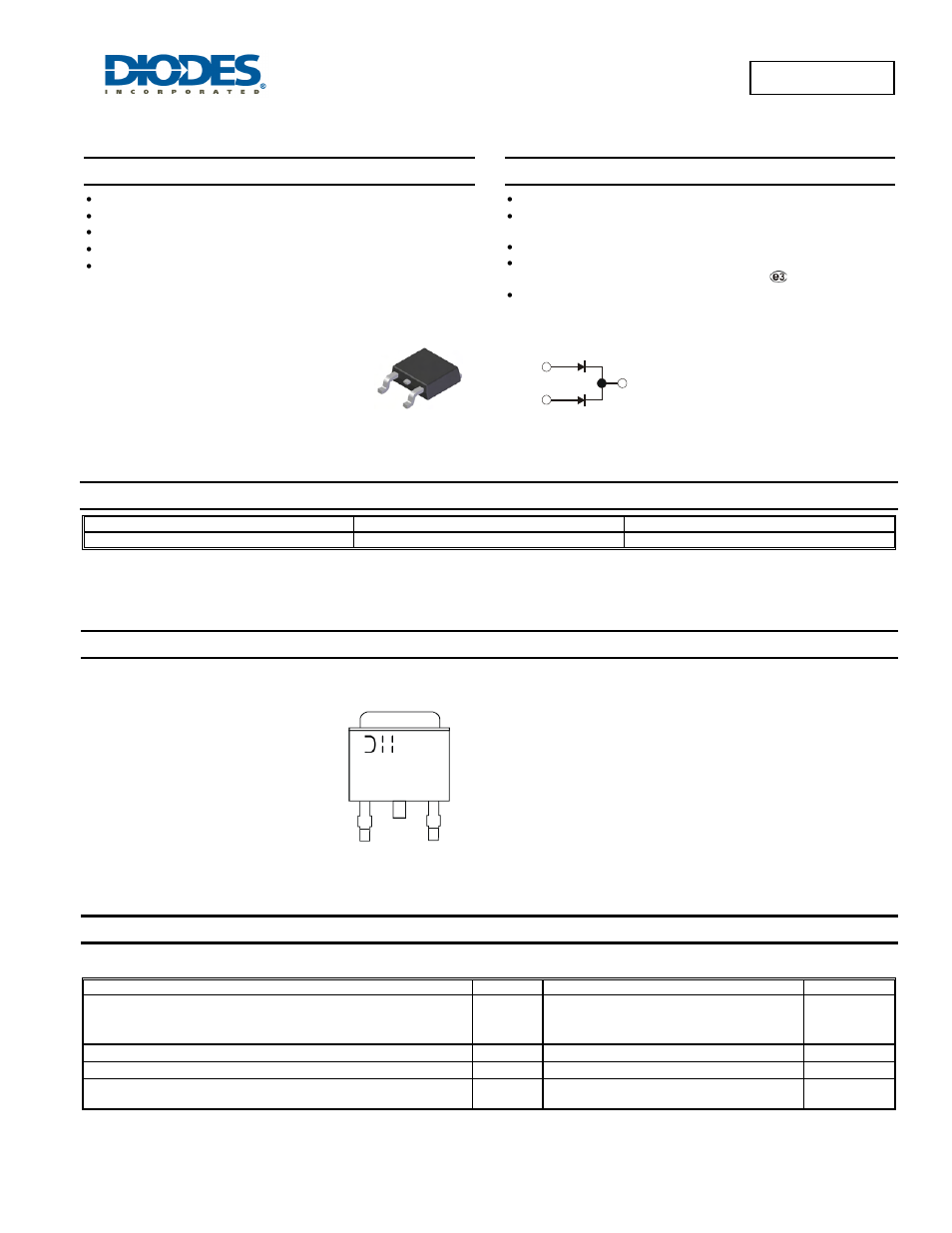 Diodes SBR1045CTL User Manual | 4 pages