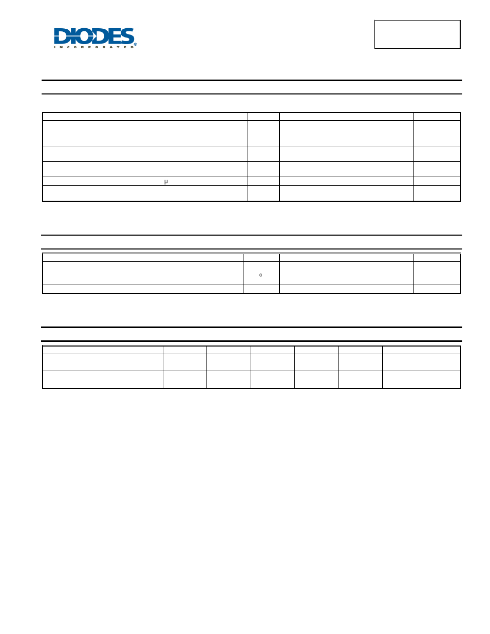 Maximum ratings (per leg), Thermal characteristics (per leg), Electrical characteristics (per leg) | Diodes SBR1040CTFP User Manual | Page 2 / 5