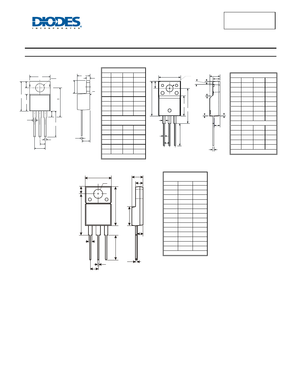 Package outline dimensions | Diodes SBR10200CTFP User Manual | Page 4 / 5