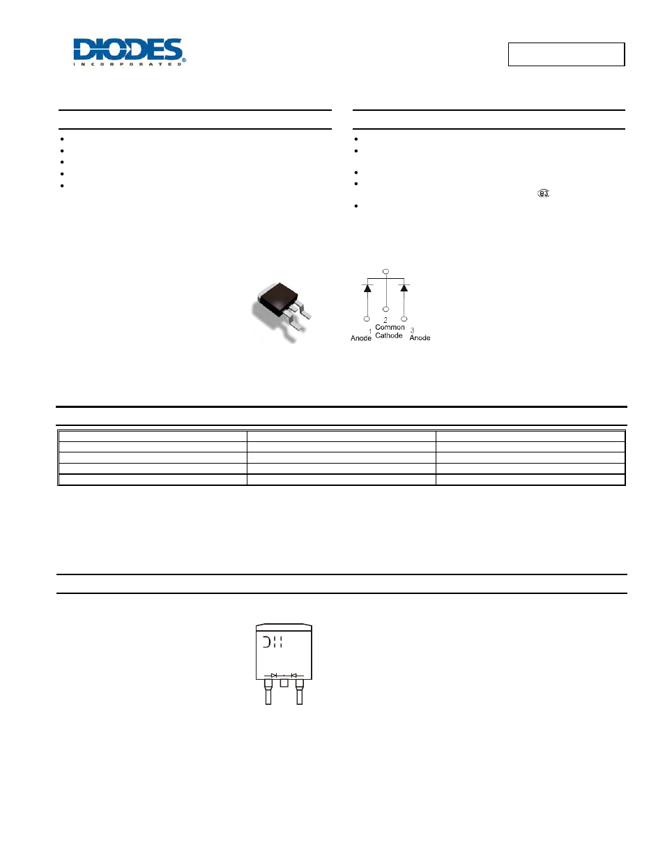 Diodes SBR10200CTB User Manual | 4 pages