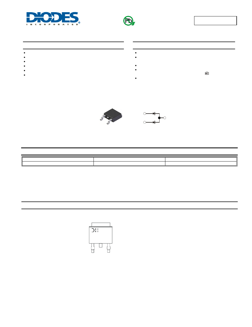 Diodes SBR10150CTL User Manual | 4 pages