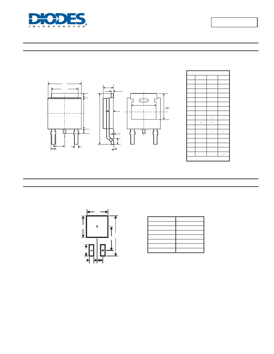 Package outline dimensions, Suggested pad layout | Diodes SBR10150CTL User Manual | Page 3 / 4