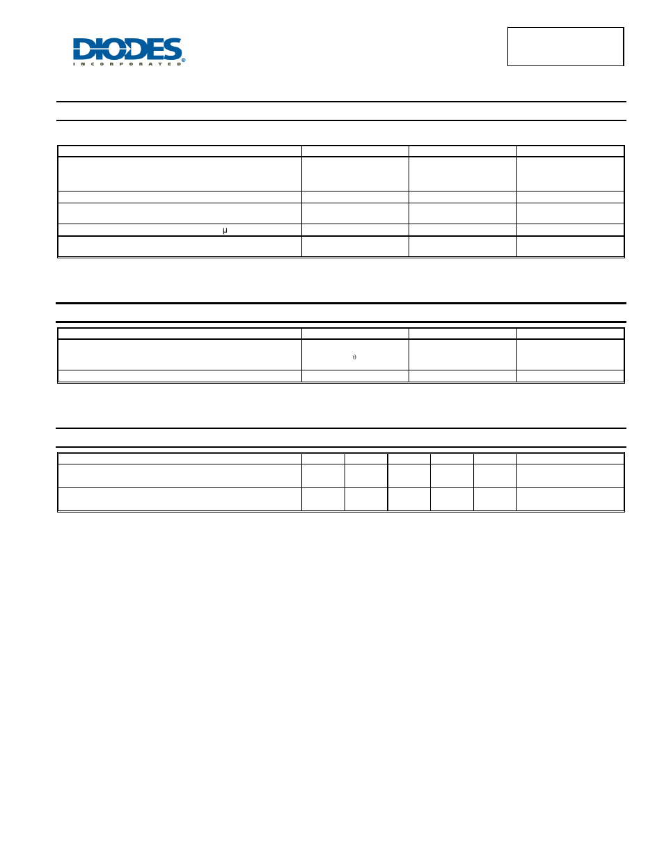 Maximum ratings, Thermal characteristics, Electrical characteristics | Diodes SBR10100CTFP User Manual | Page 2 / 5