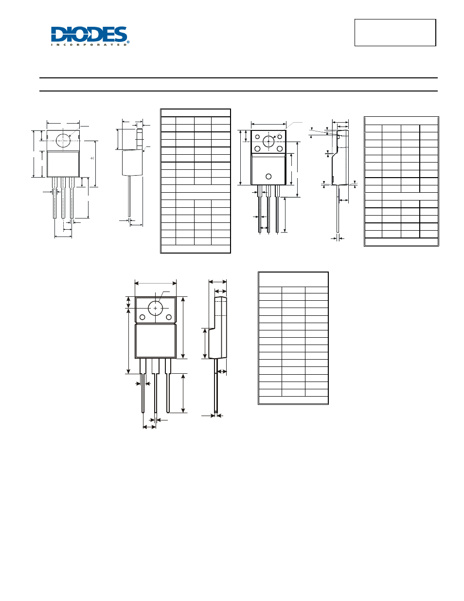 Package outline dimensions | Diodes SBR10100CTFP User Manual | Page 4 / 5