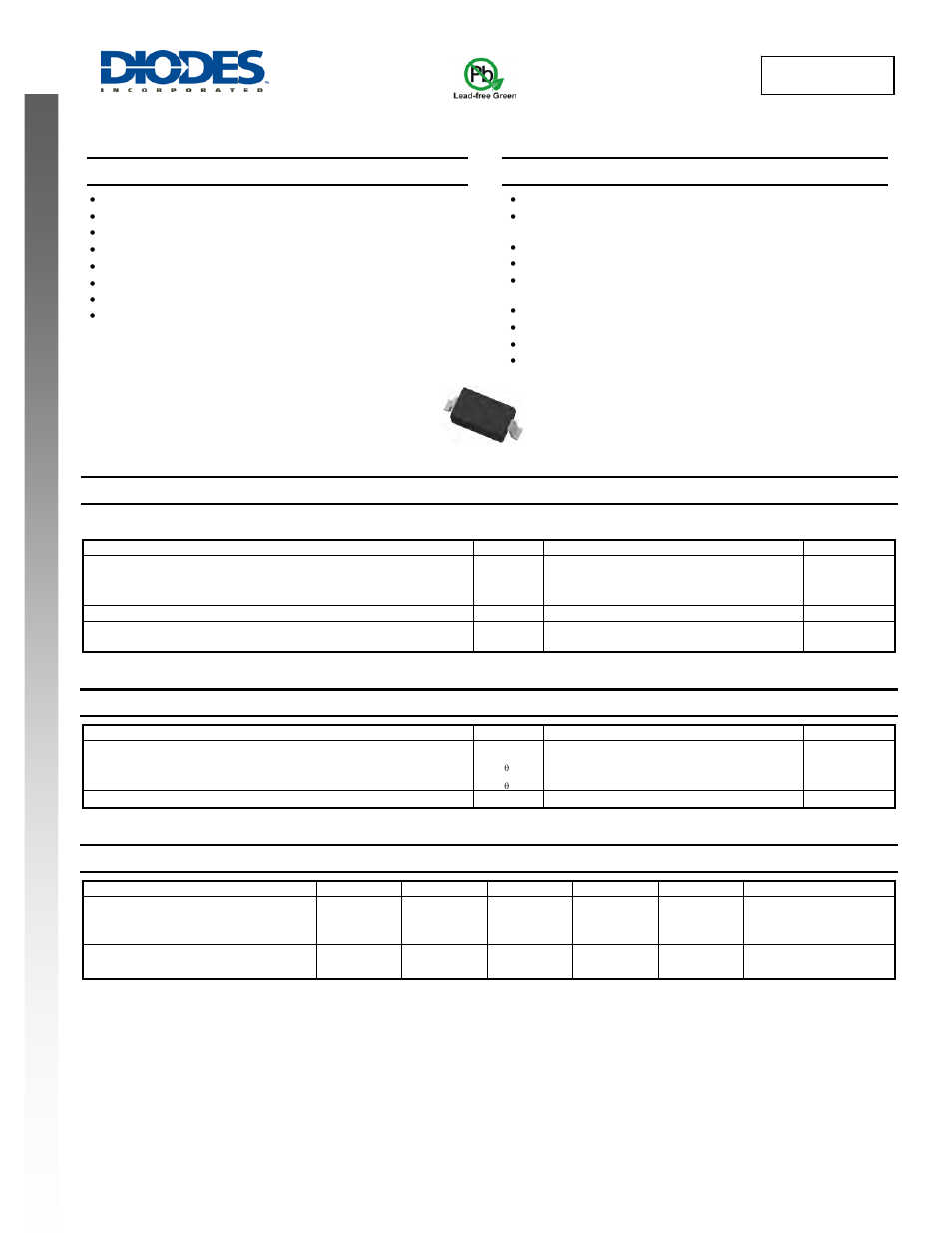 Diodes SBR0560S1 User Manual | 4 pages