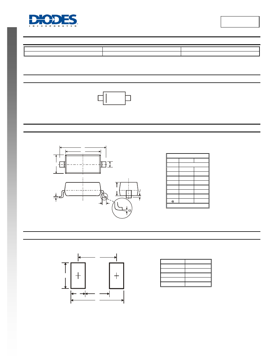 Ordering information, Marking information, Package outline dimensions | Suggested pad layout | Diodes SBR0560S1 User Manual | Page 3 / 4