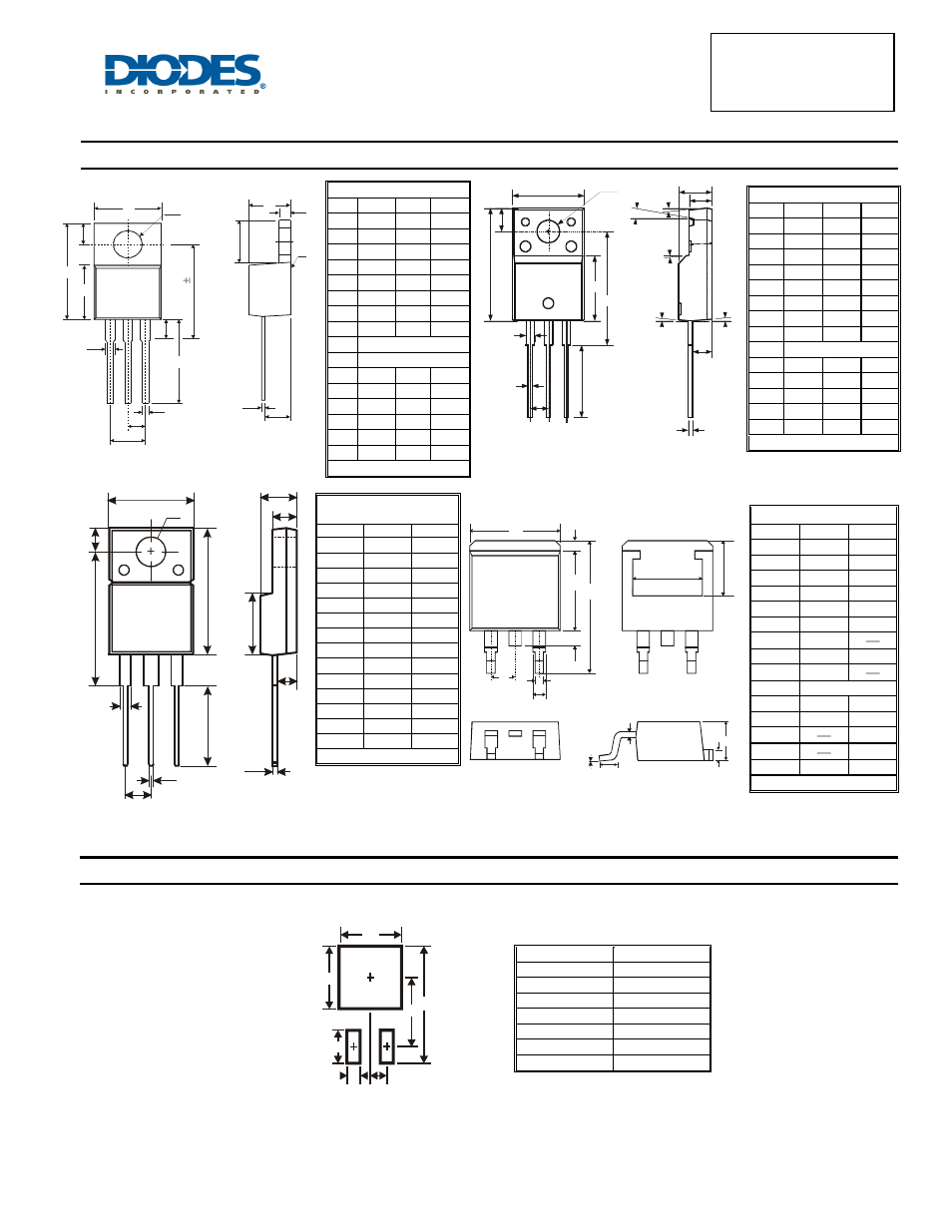 Package outline dimensions, Suggested pad layout | Diodes SBR10U200CTB User Manual | Page 4 / 5