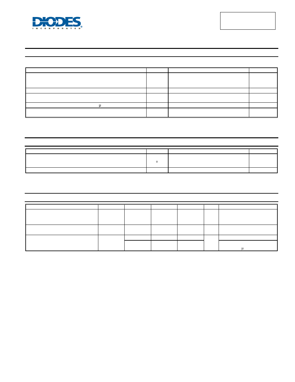 Maximum ratings, Thermal characteristics, Electrical characteristics | Diodes SBR10U300CTFP User Manual | Page 2 / 5