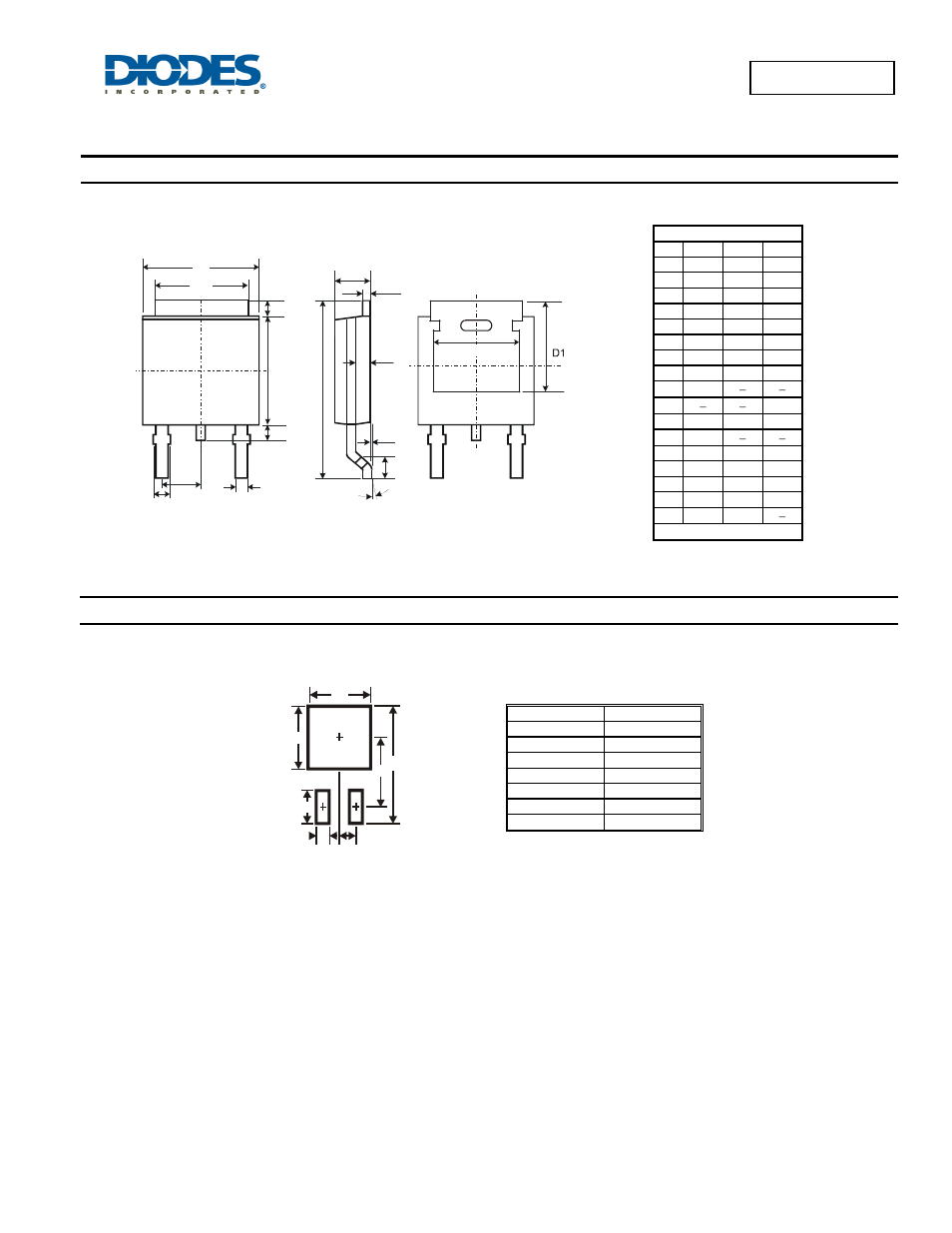 Package outline dimensions, Suggested pad layout | Diodes SBR10U45D1 User Manual | Page 4 / 5